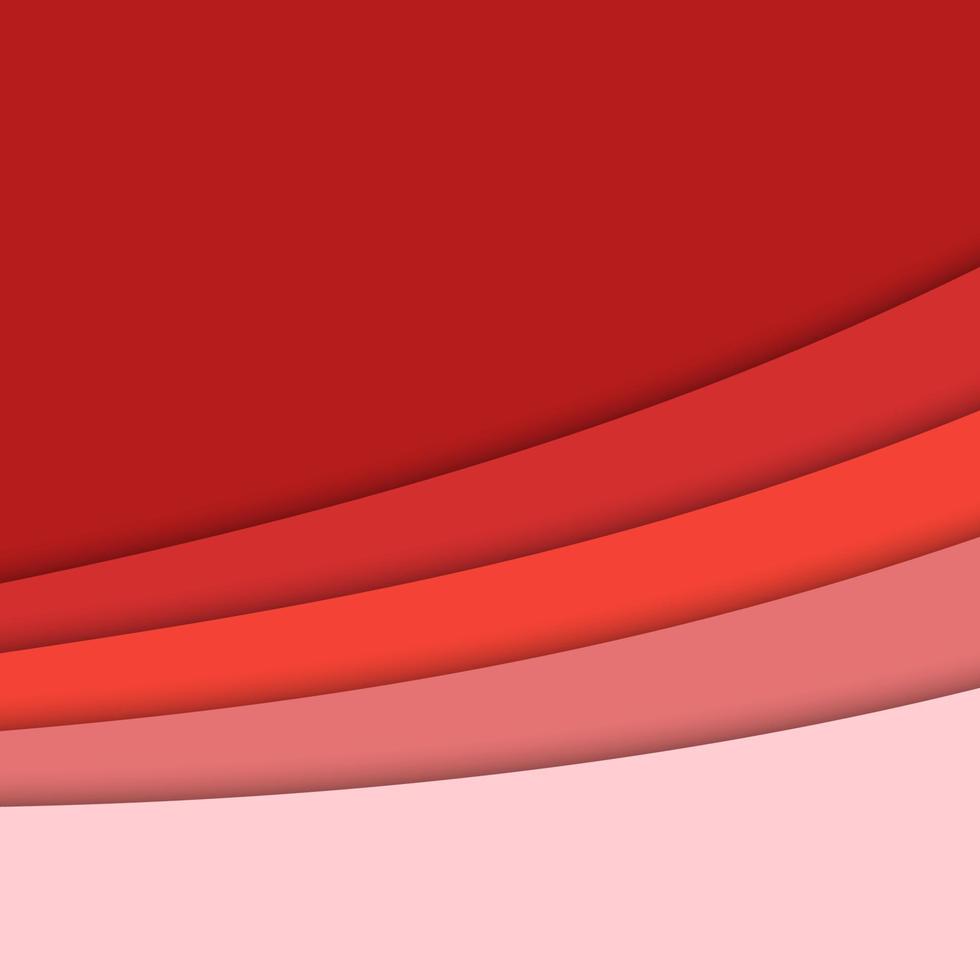 3D abstract background and paper cut shapes, vector illustration