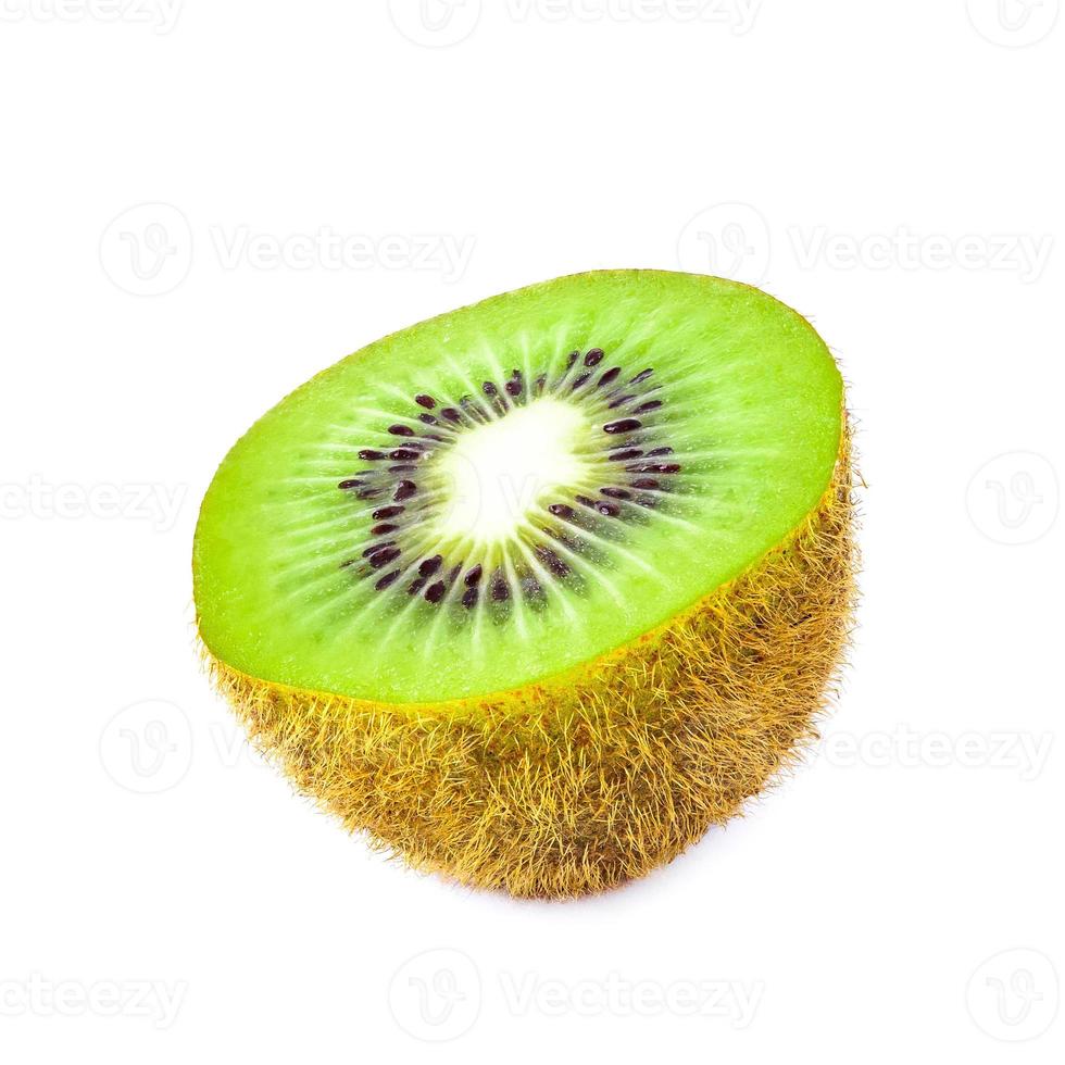 kiwi aislado sobre fondo blanco foto