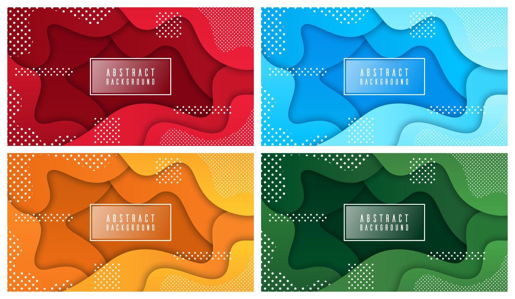 Colorful liquid and geometric background with fluid gradient shapes vector