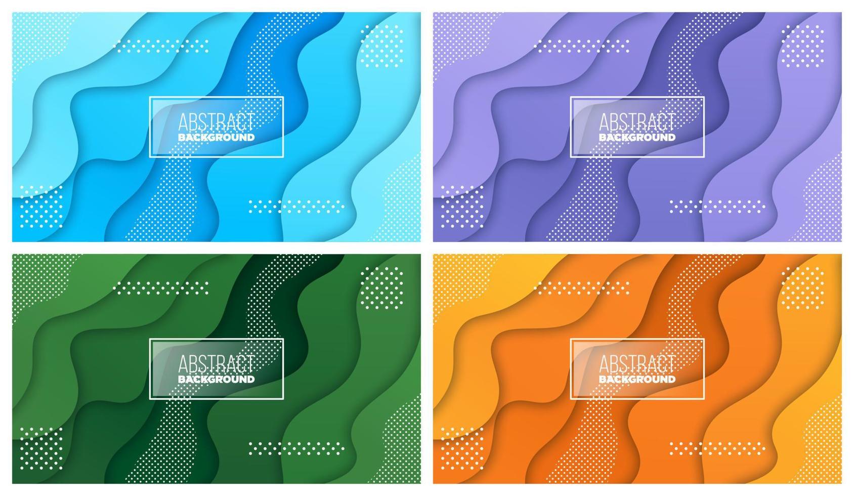 Colorful liquid and geometric background with fluid gradient shapes vector