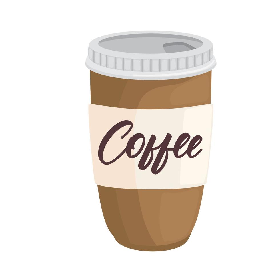 coffee take away vector