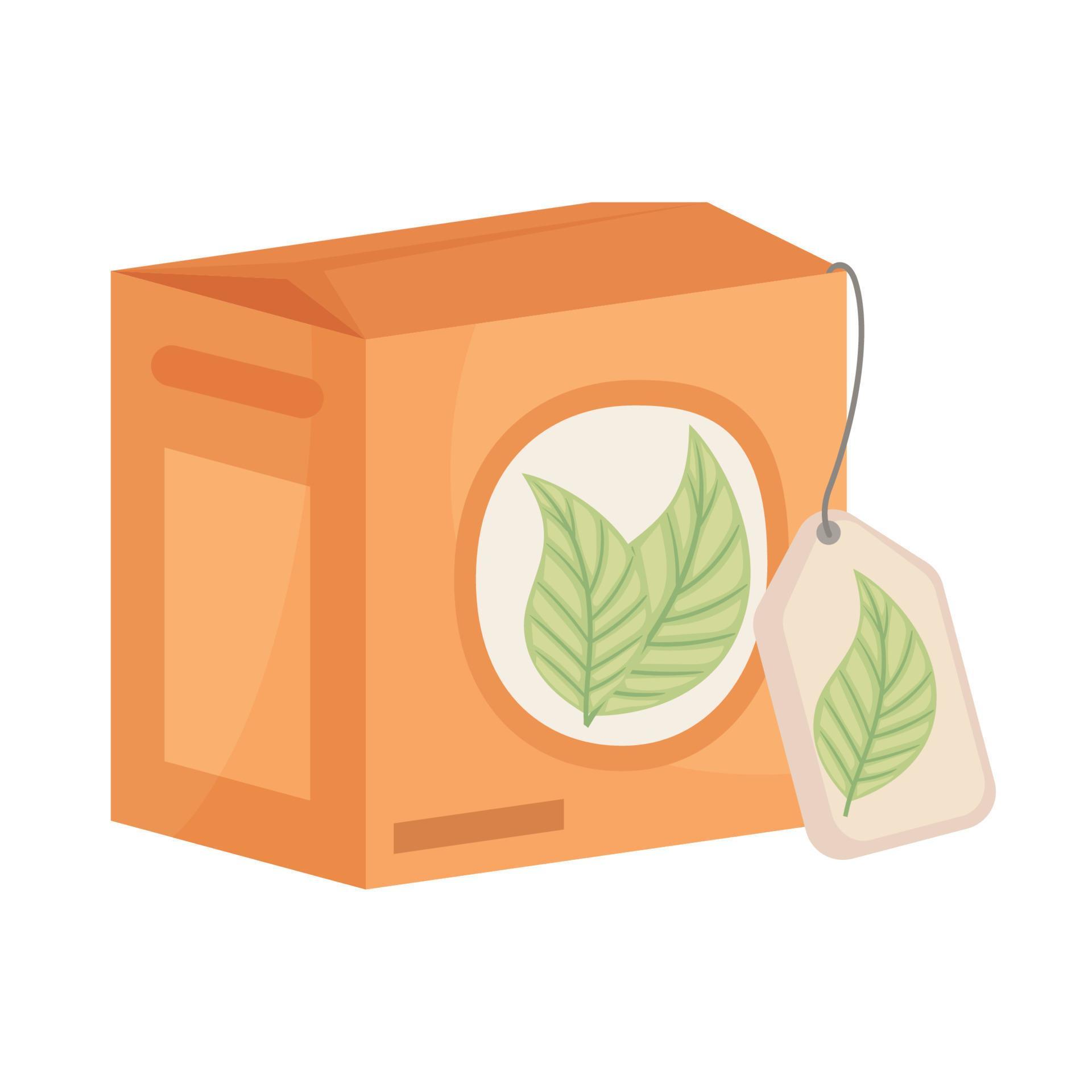 tea box packing 12582524 Vector Art at Vecteezy