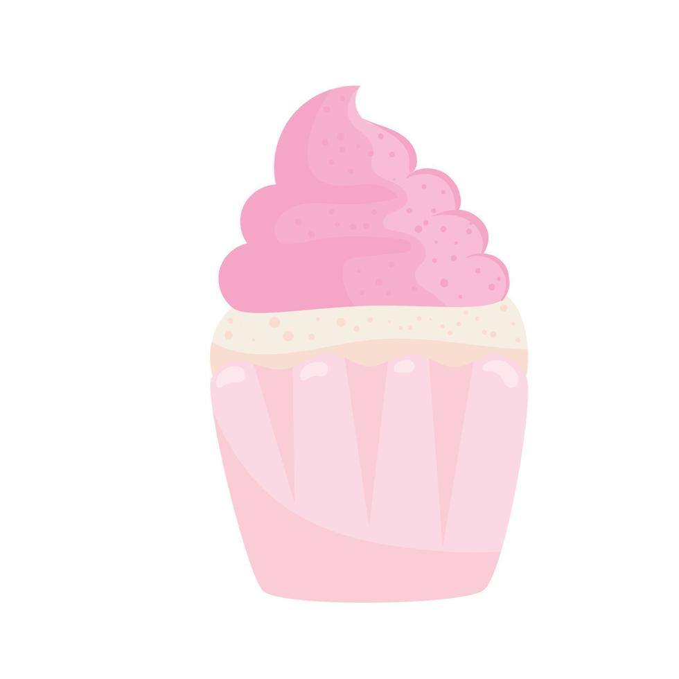 sweet cupcake bakery vector