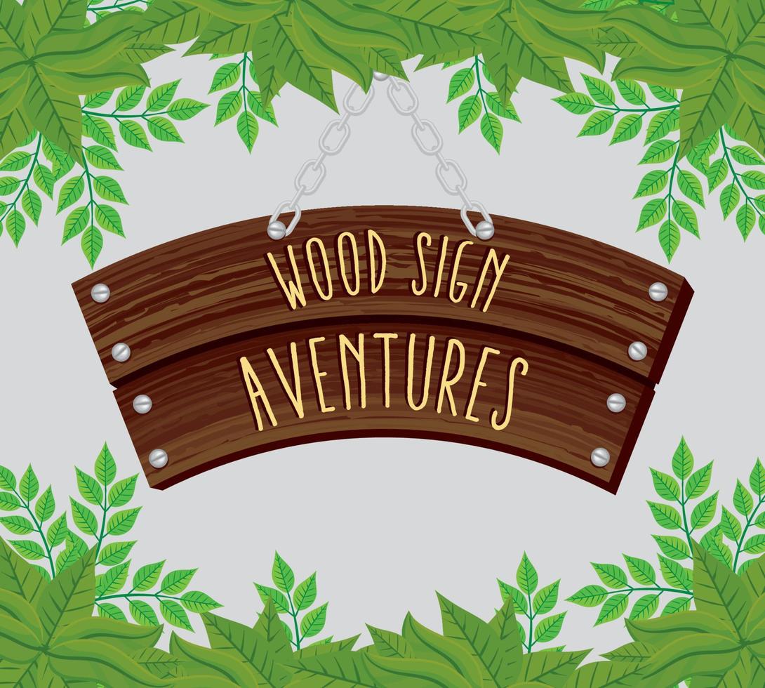 wood signal frame vector