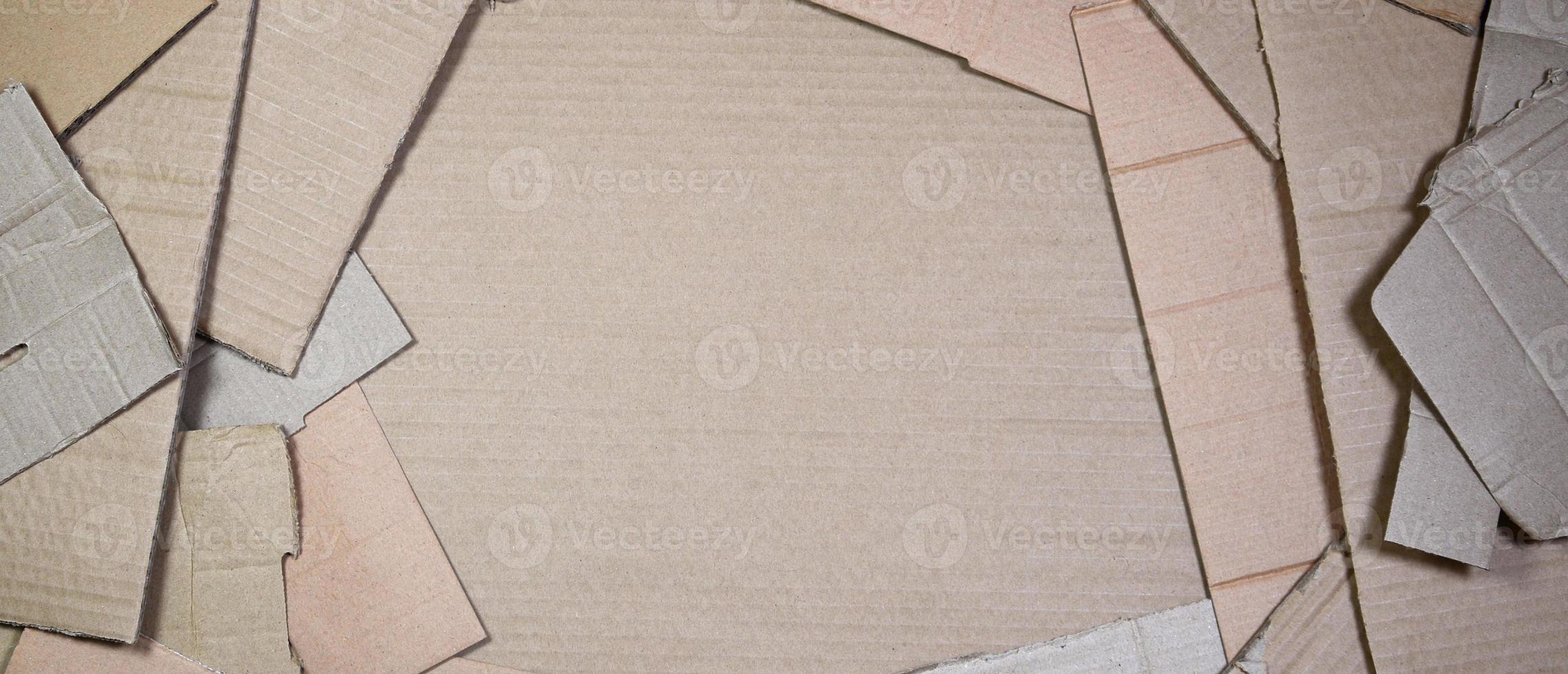 Background of paper textures piled ready to recycle. A pack of old office cardboard for recycling of waste paper. Pile of wastepaper photo