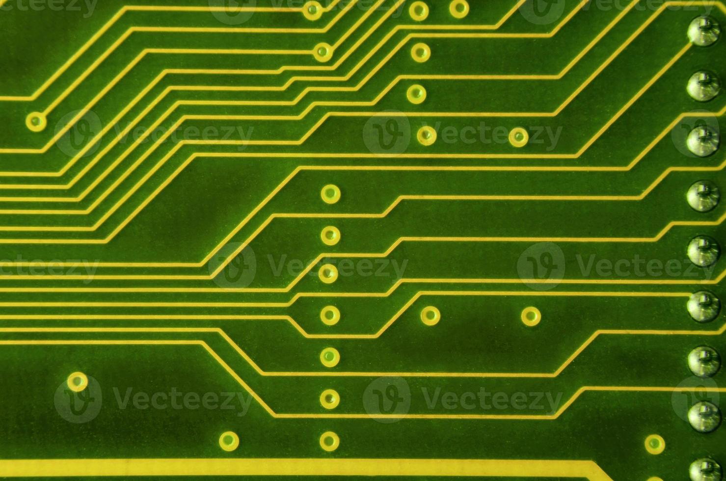 Macro of circuit board photo