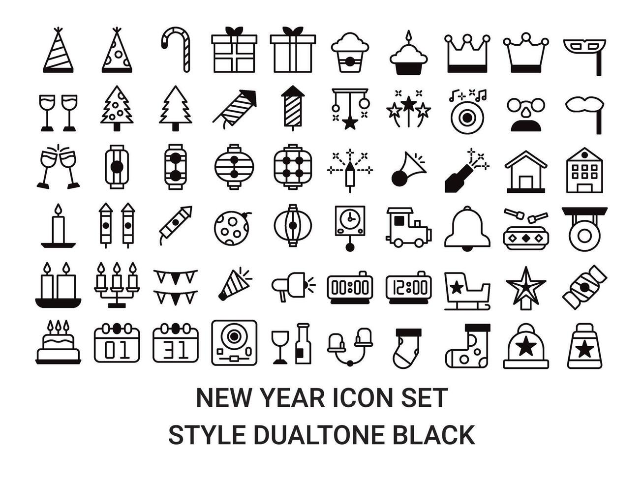 illustration vector and logo new year icon perfect. Icon sign from modern collection for mobile concept and web apps design. Nice design perfect.