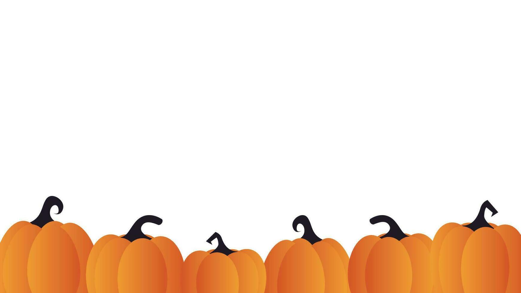 Spooky Halloween Pumpkin Patch vector background illustration 12585397  Vector Art at Vecteezy