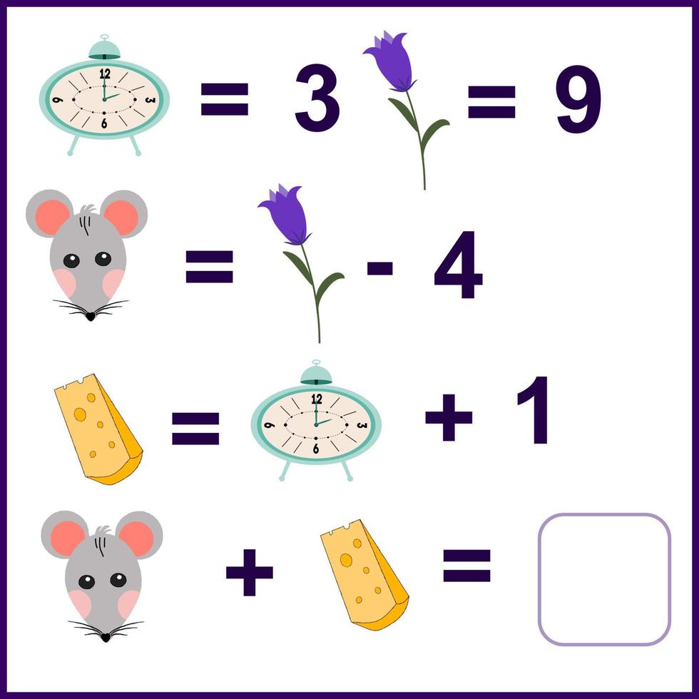 Math task. Additional education, vector