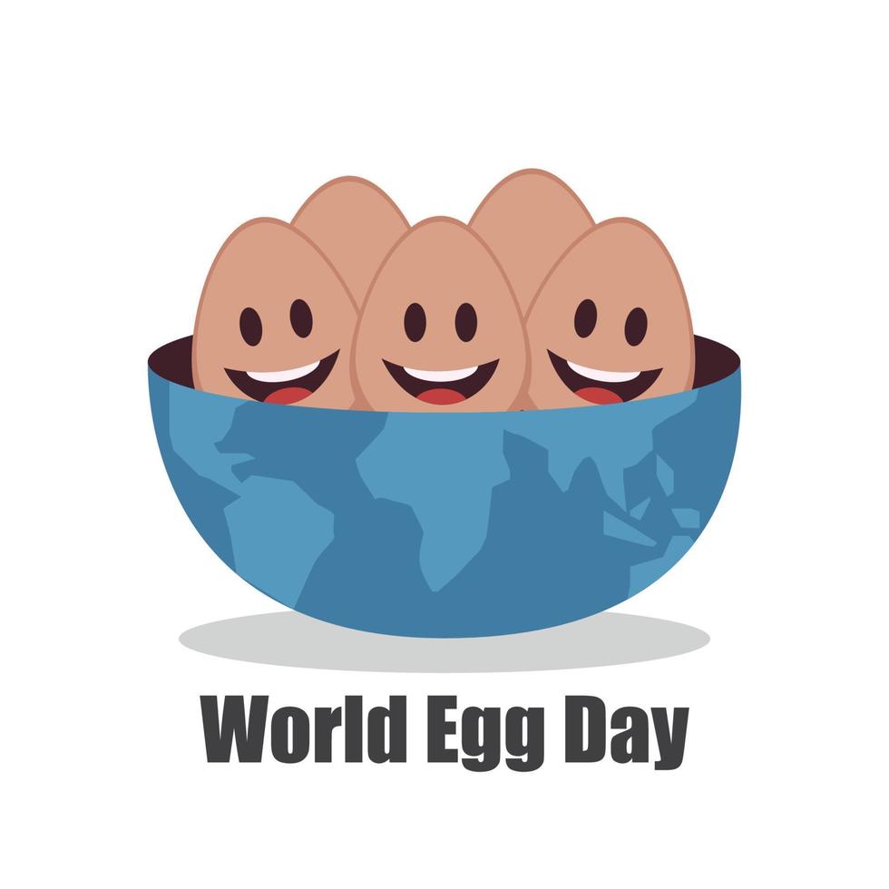 World Egg Day Concept Free Vector
