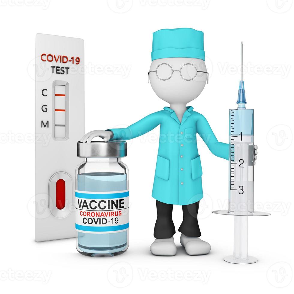 A doctor with vaccine 11 photo