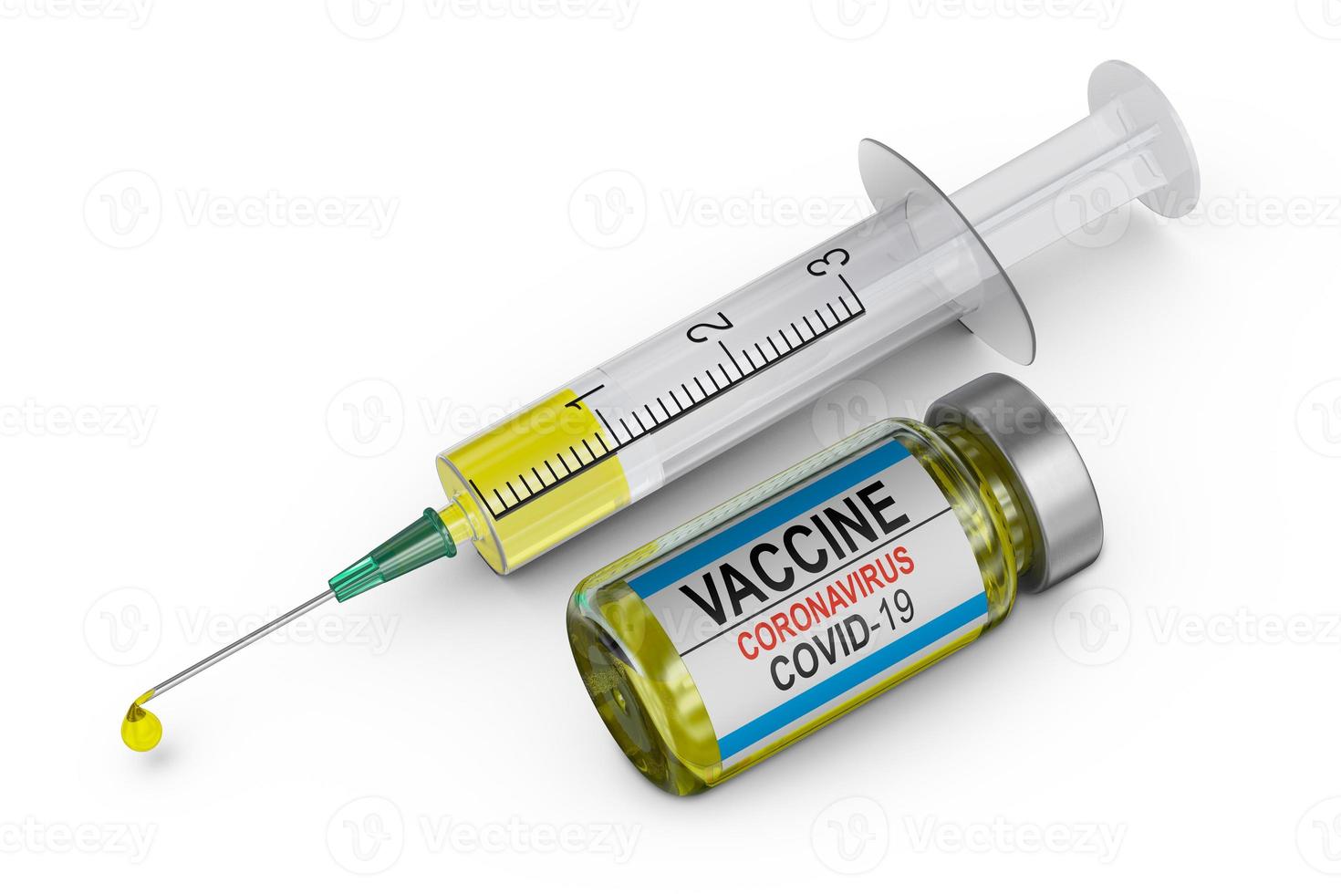 vaccine and syringe photo