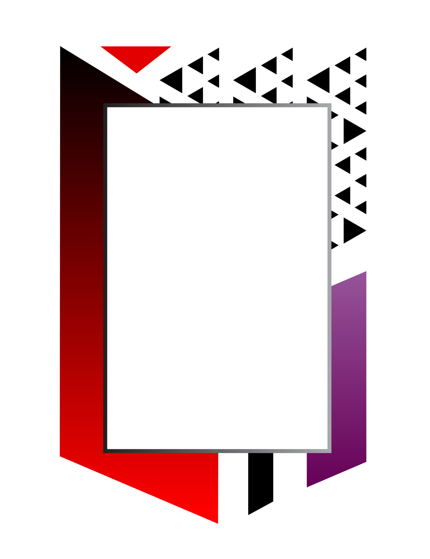 Modern frame PNG with transparent background. 12587697 PNG