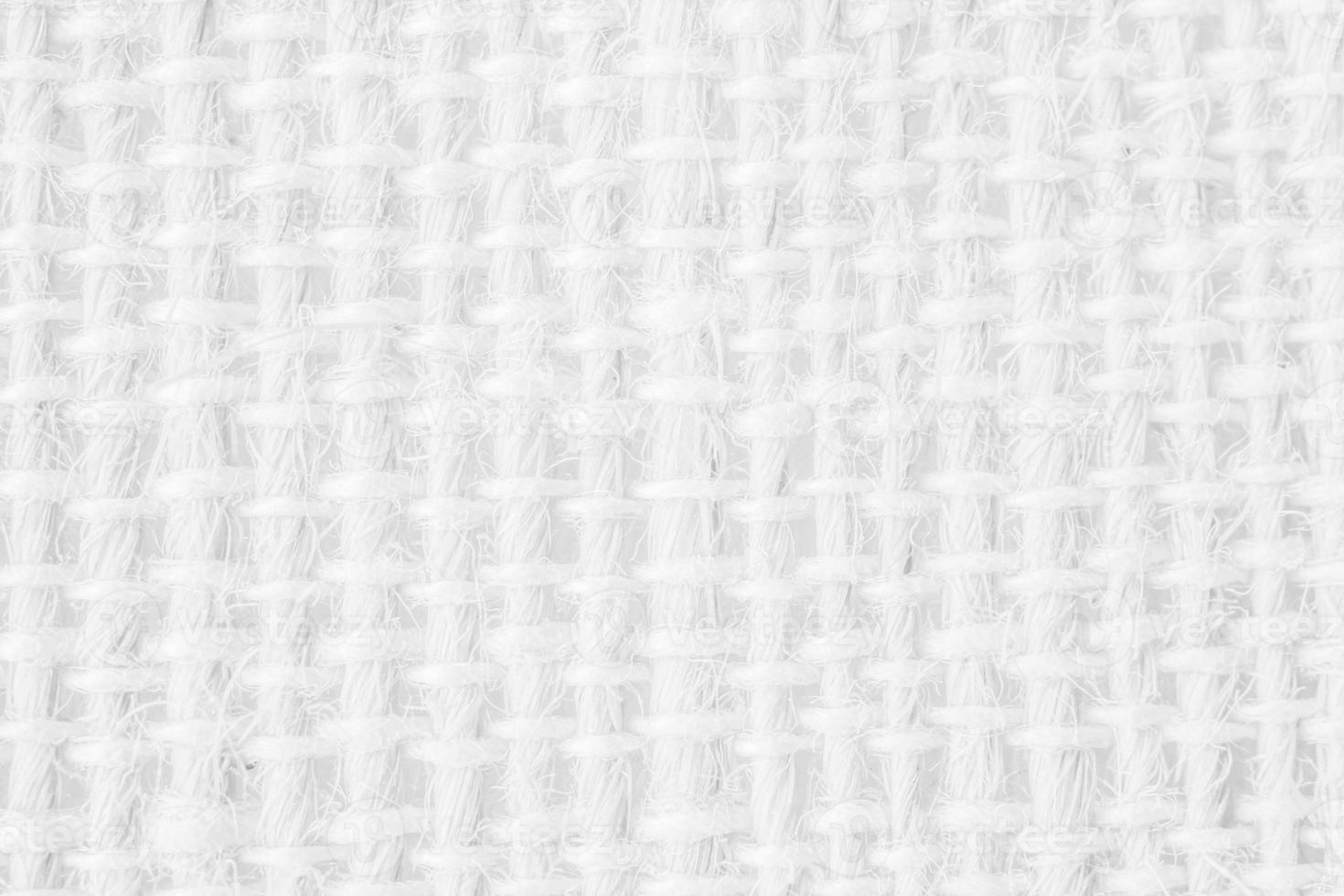 White linen canvas fabric texture background photo