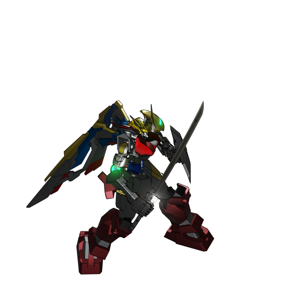 Mecha zum Angriff bereit png