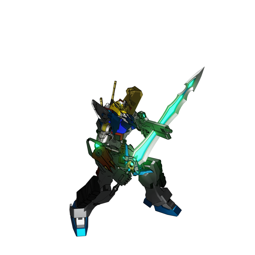 Mecha attack pose 12588494 PNG