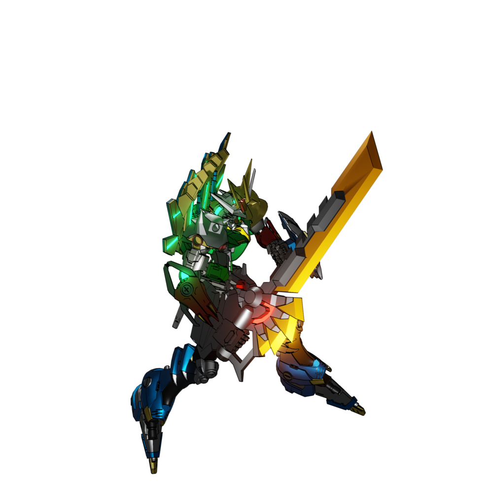Mecha ready to attack png