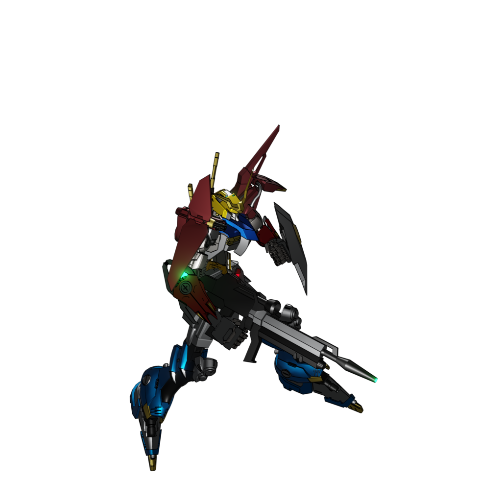 mecha listo para atacar png