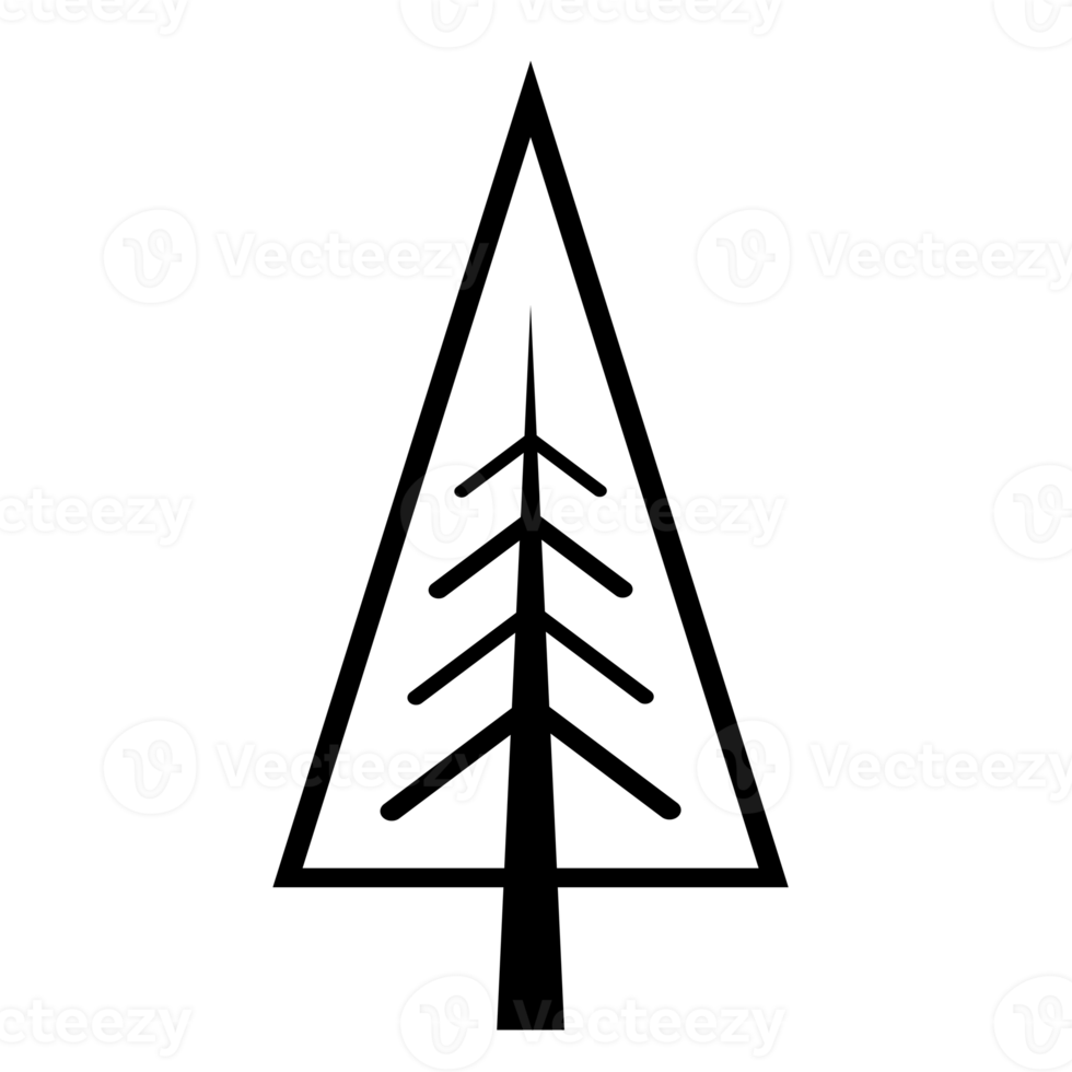 Outline Christmas decoration PNG with transparent background. 12588601 PNG