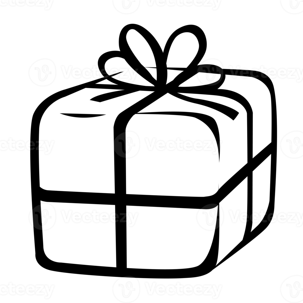 Outline Christmas decoration PNG with transparent background. 12588642 PNG