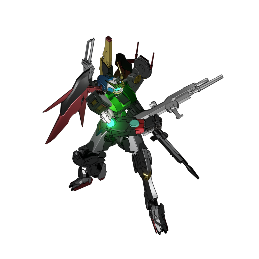 Mecha zum Angriff bereit png