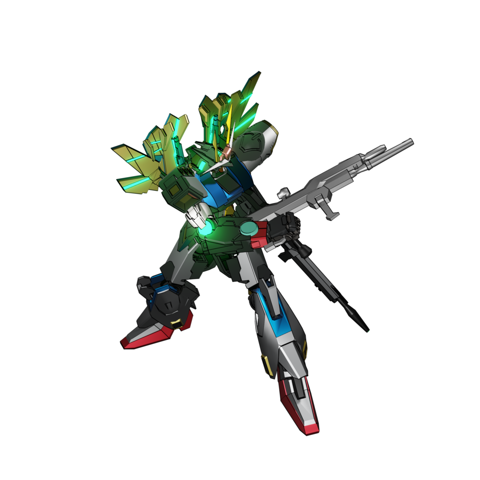 mecha attacco posa png