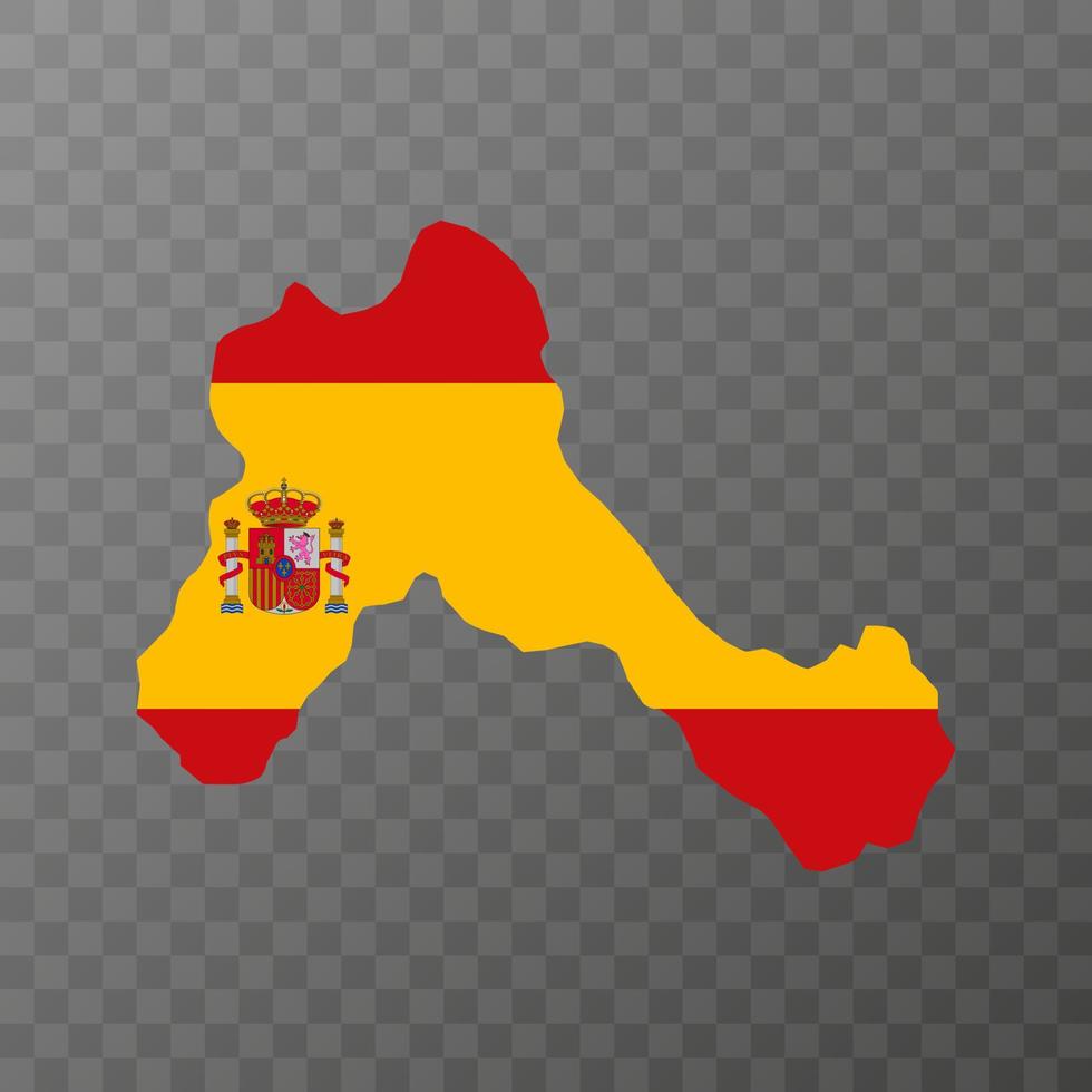 Formentera map, Spain region. Vector illustration.