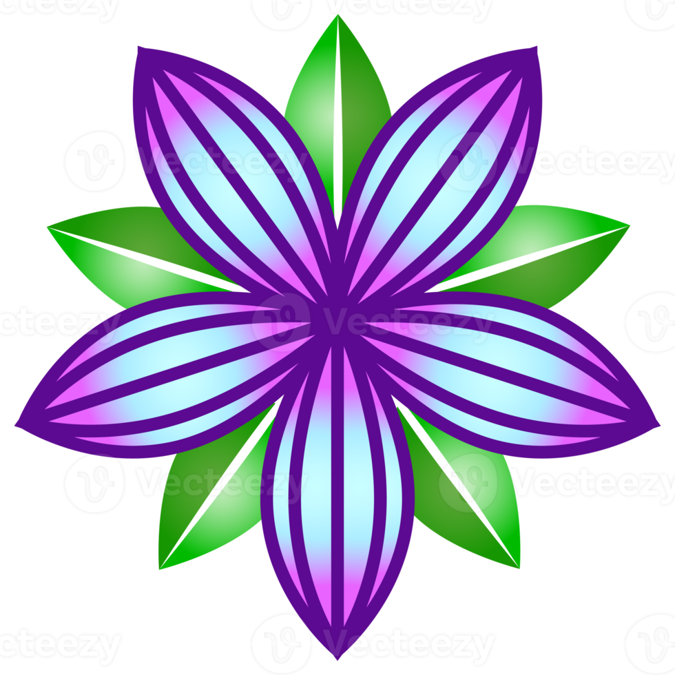 Flower ornament. PNG with transparent background. 12589291 PNG