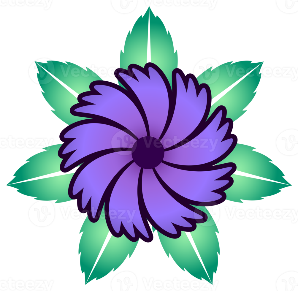 Flower ornament. PNG with transparent background. 12589293 PNG