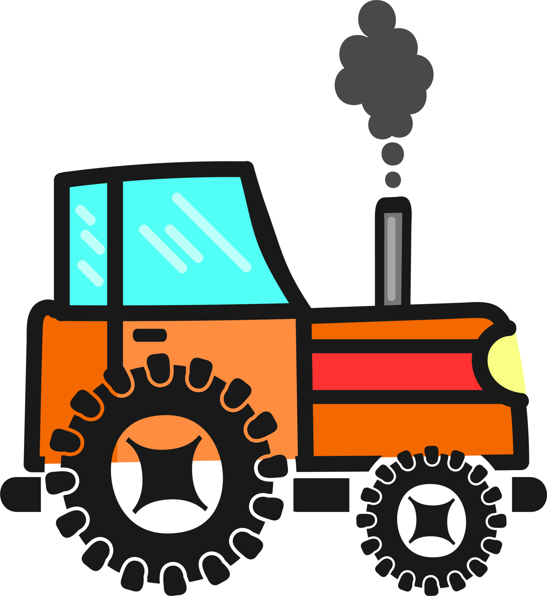 Free Simple Hand Drawn Cartoon Tractor 12589321 PNG with Transparent  Background