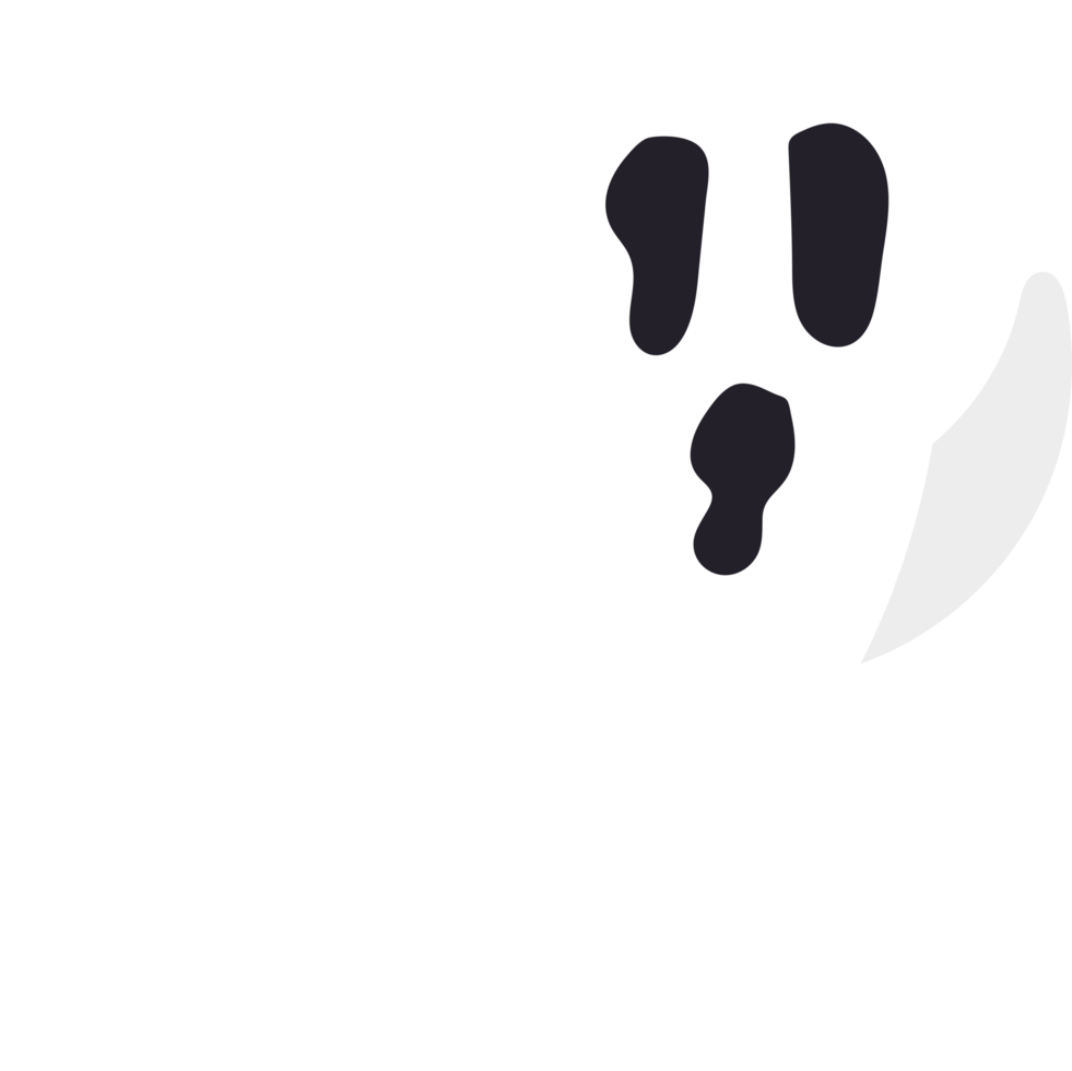 boo, ilustração de halloween desenhada à mão fantasma png