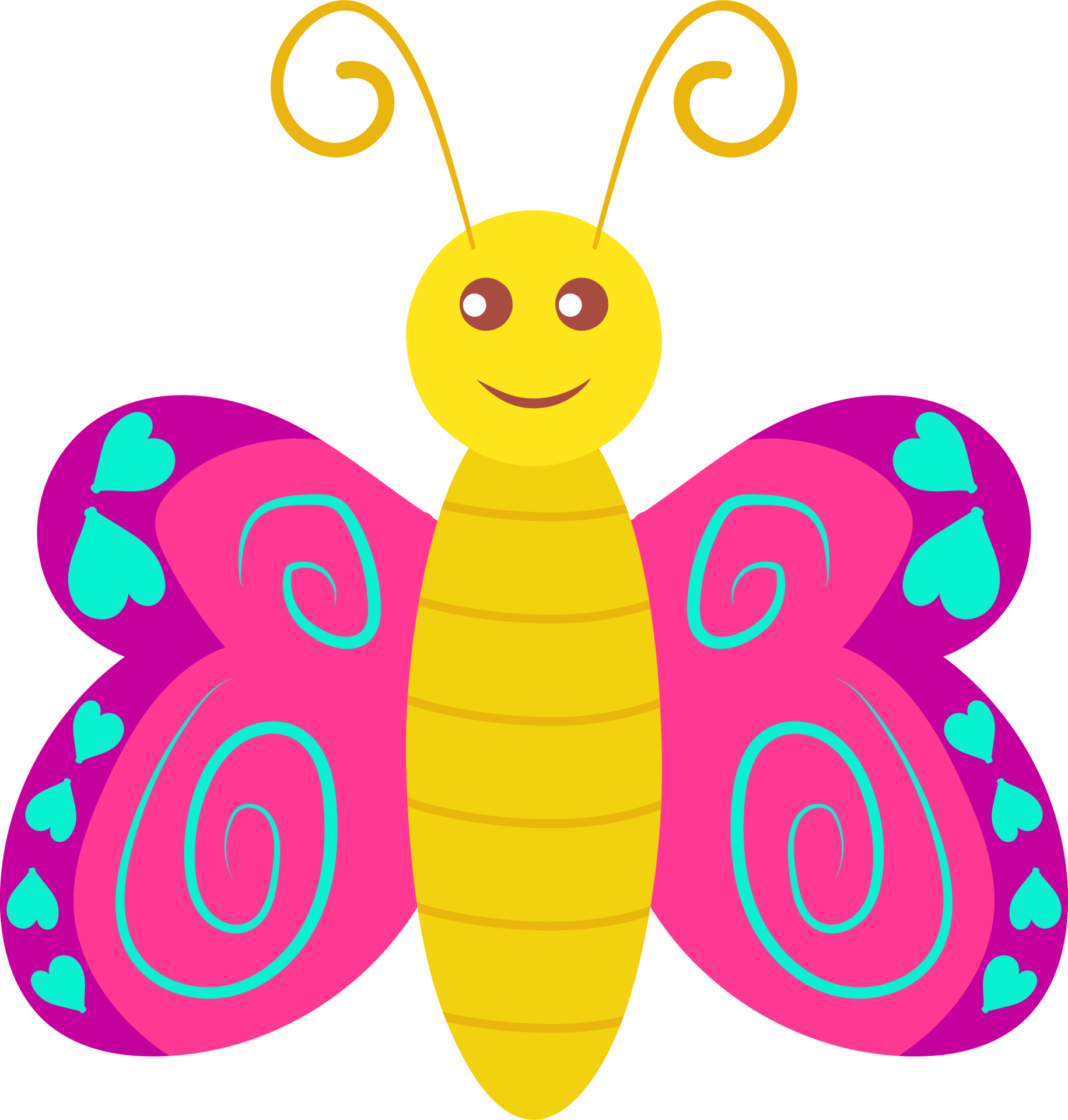 cartoon butterfly