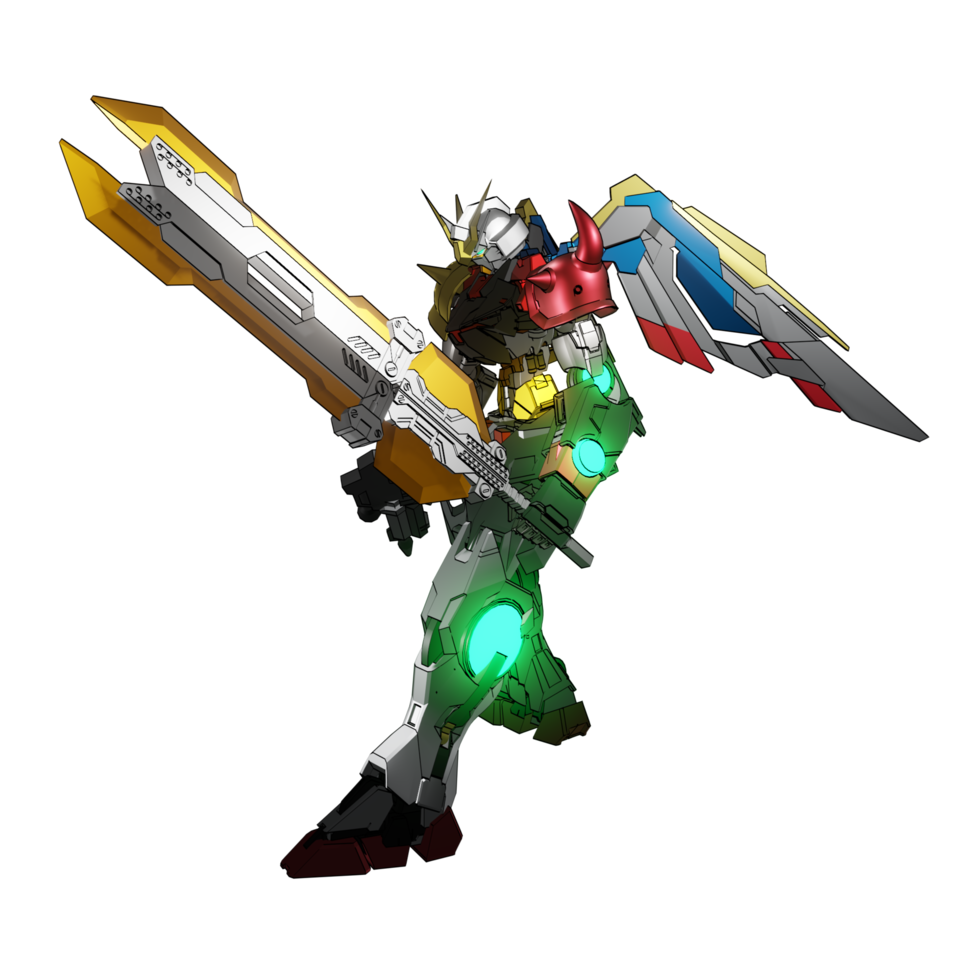 Mecha zum Angriff bereit png