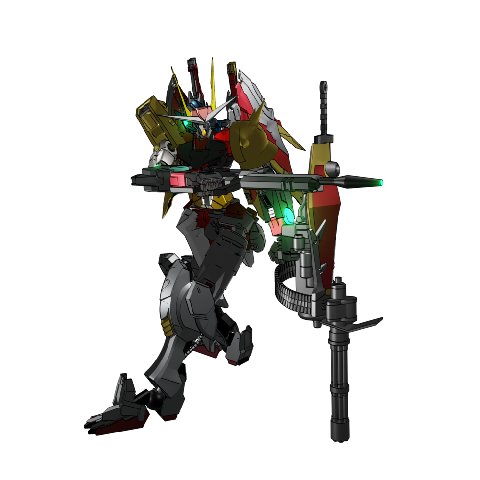 Mecha zum Angriff bereit png