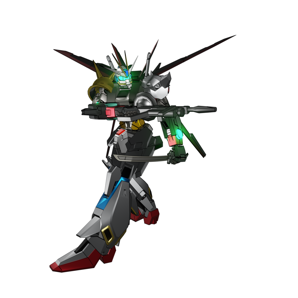 mecha listo para atacar png