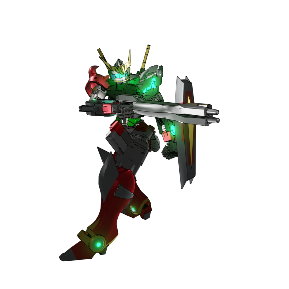 Mecha-Angriffspose png