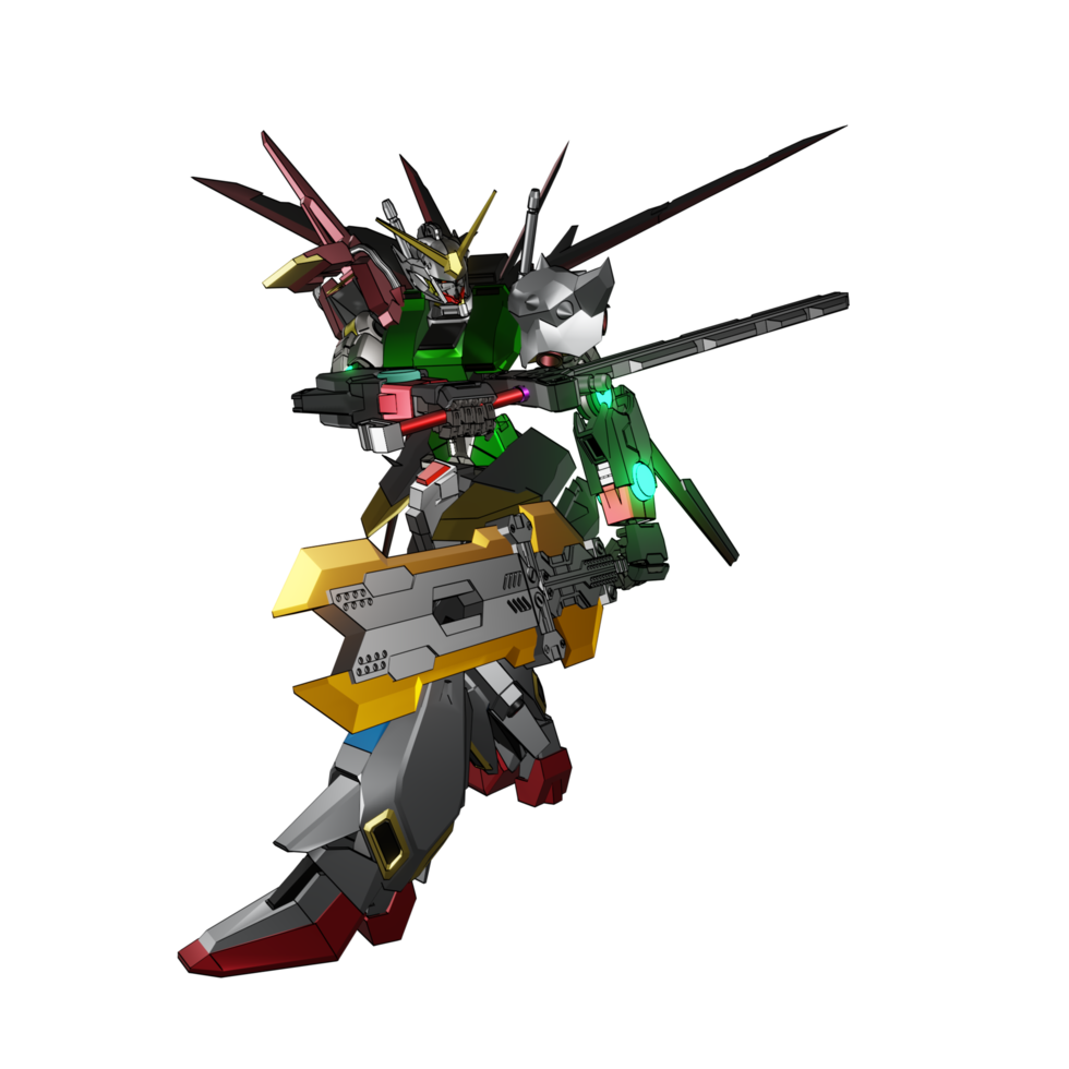 mecha attacco posa png