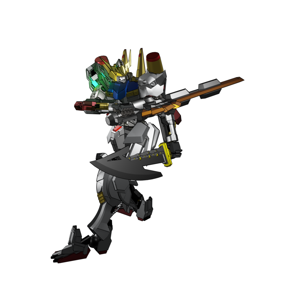 mecha listo para atacar png