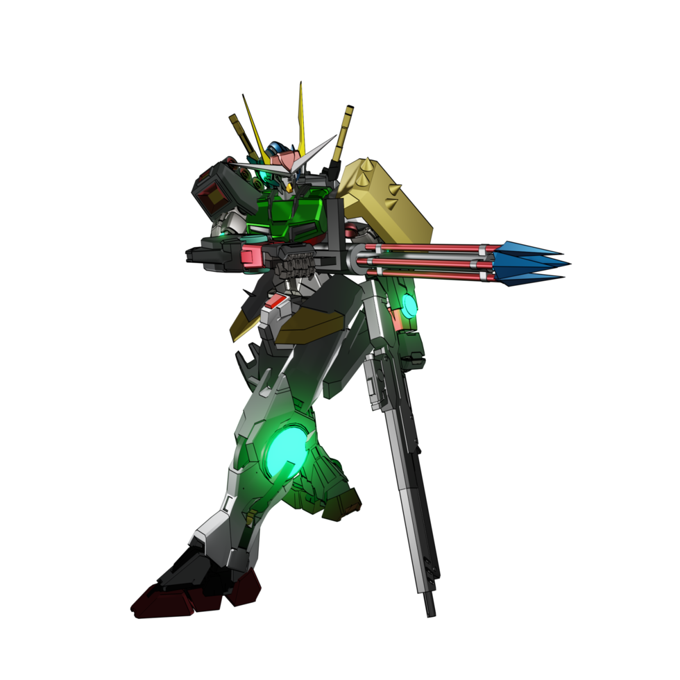 Mecha zum Angriff bereit png