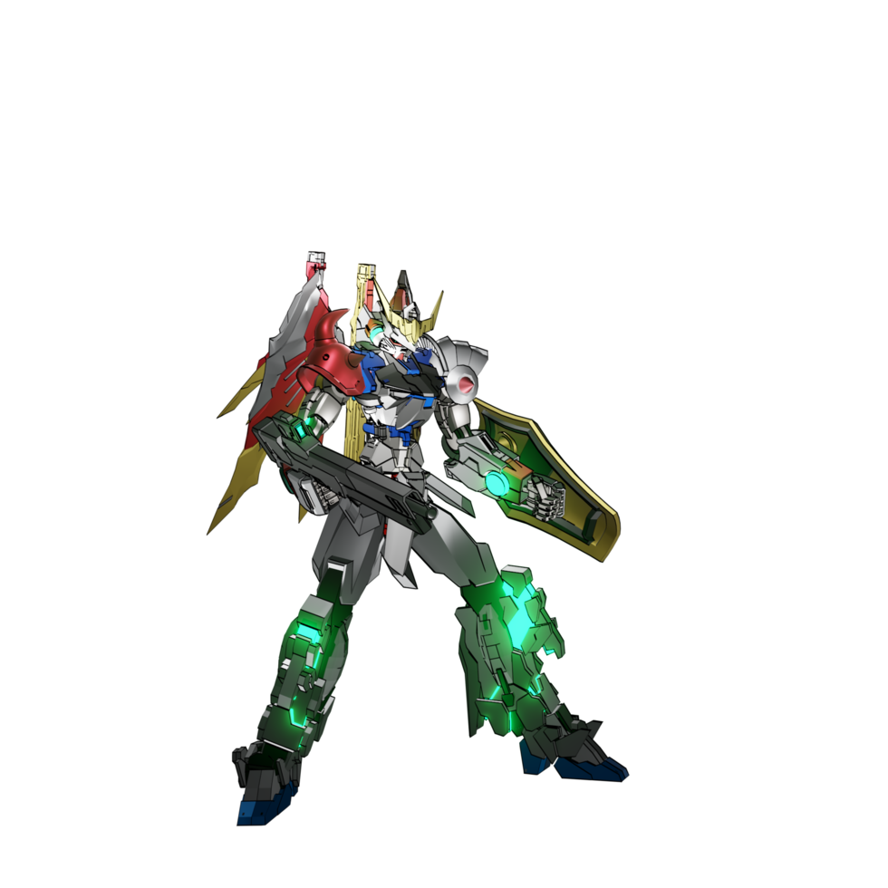 Mecha zum Angriff bereit png