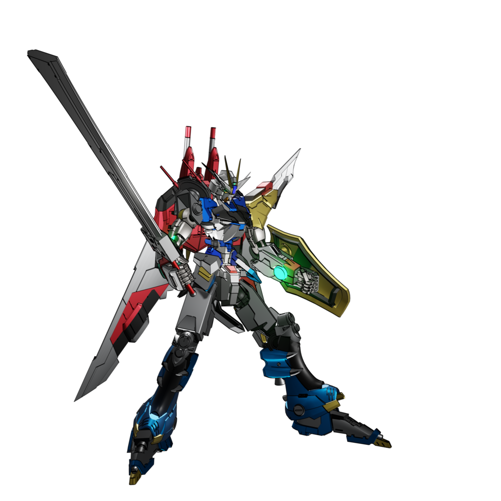 mecha listo para atacar png