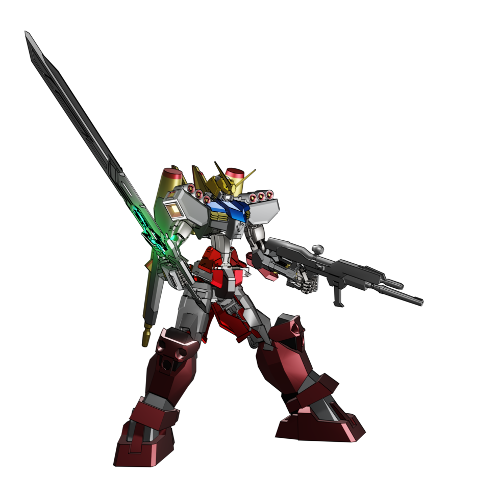 Mecha-Angriffspose png