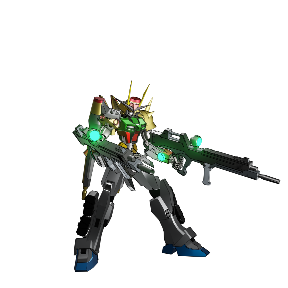 Mecha zum Angriff bereit png