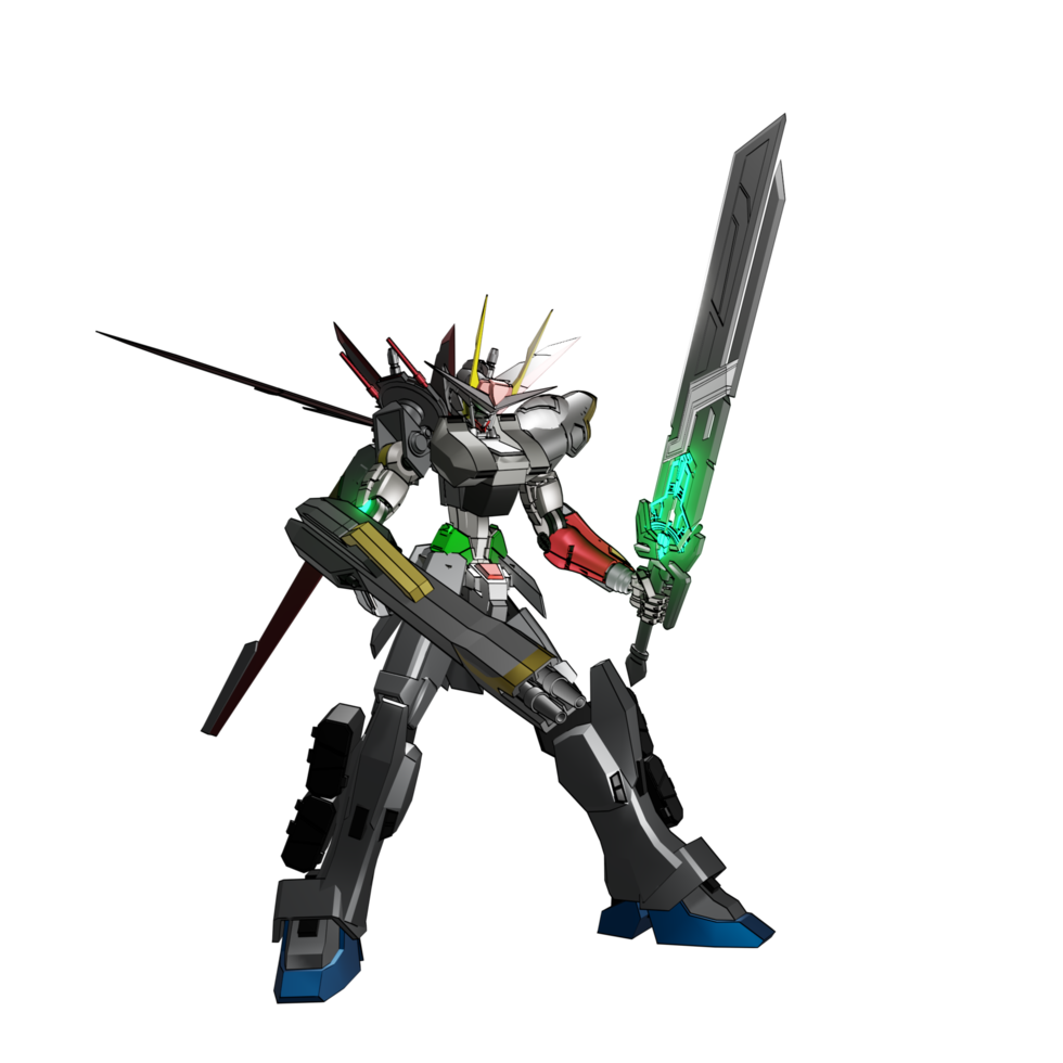 mecha listo para atacar png