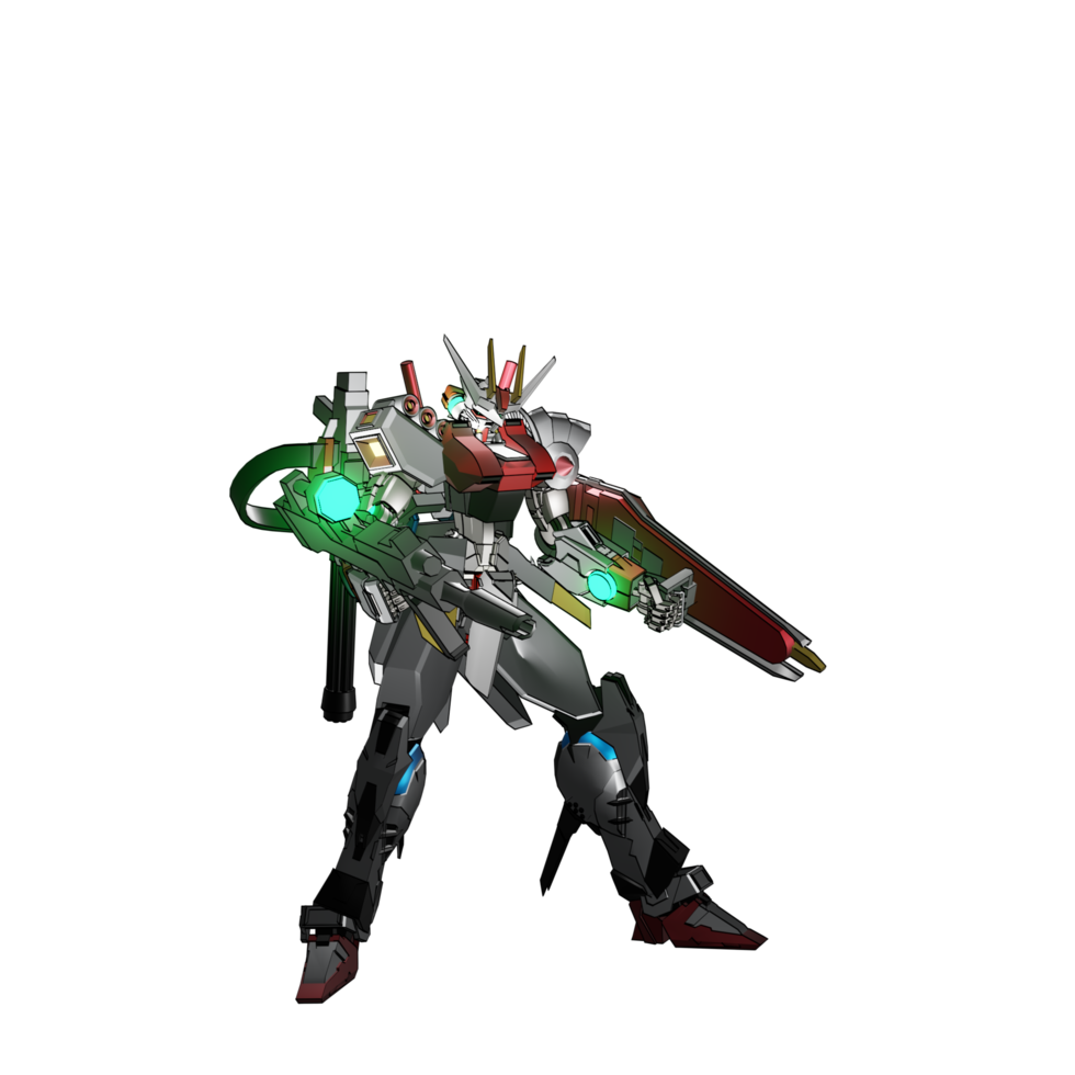 Mecha zum Angriff bereit png