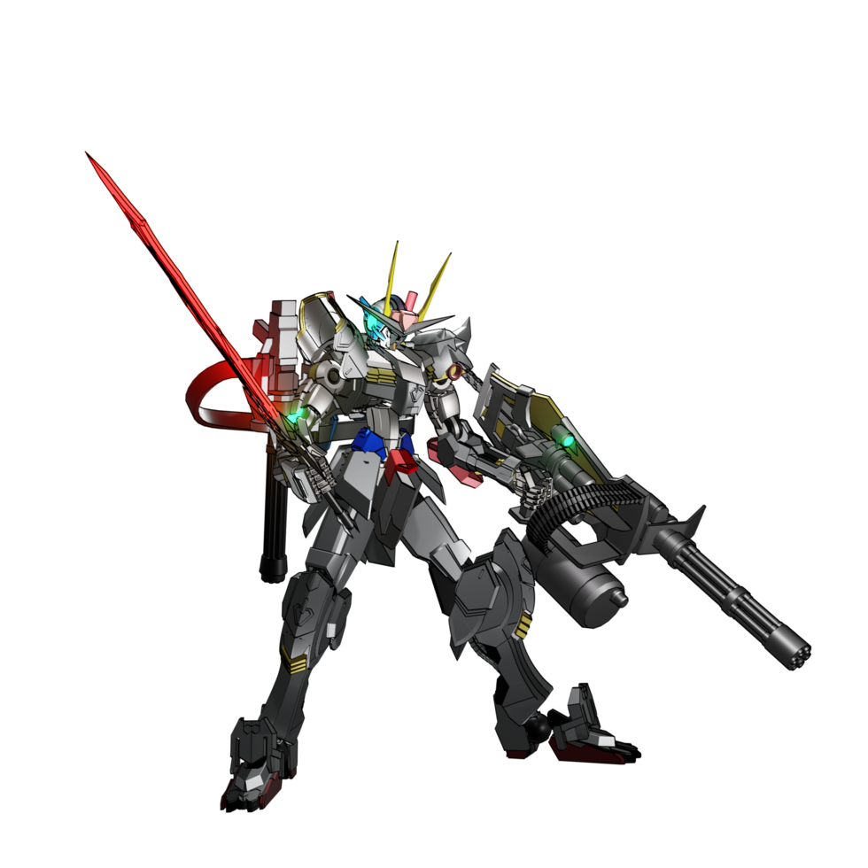 Mecha-Angriffspose png