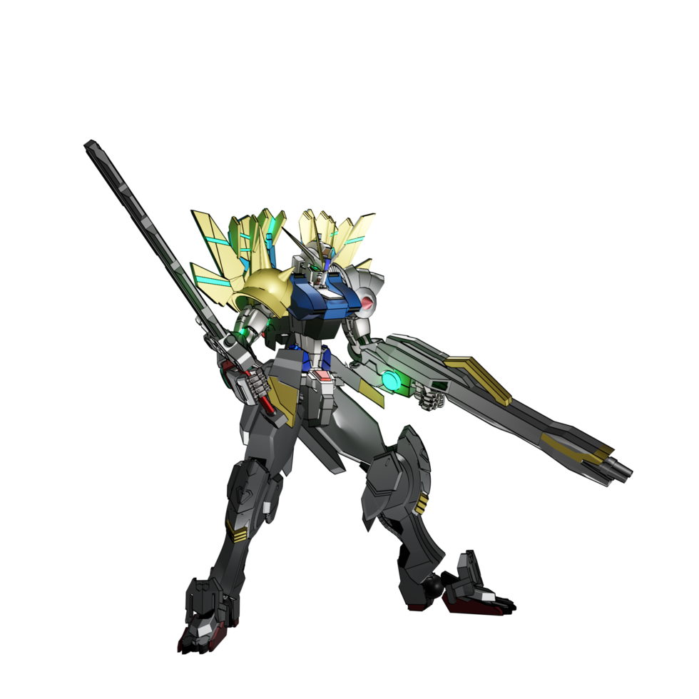 Mecha-Angriffspose png