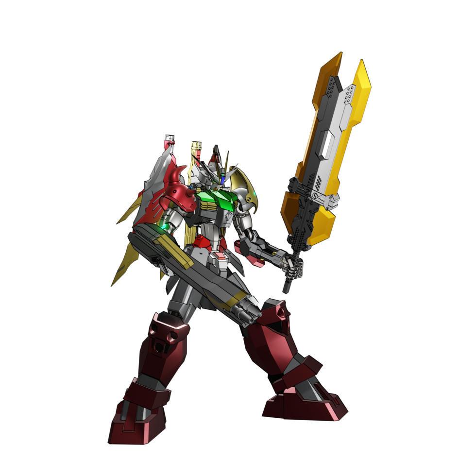 mecha listo para atacar png