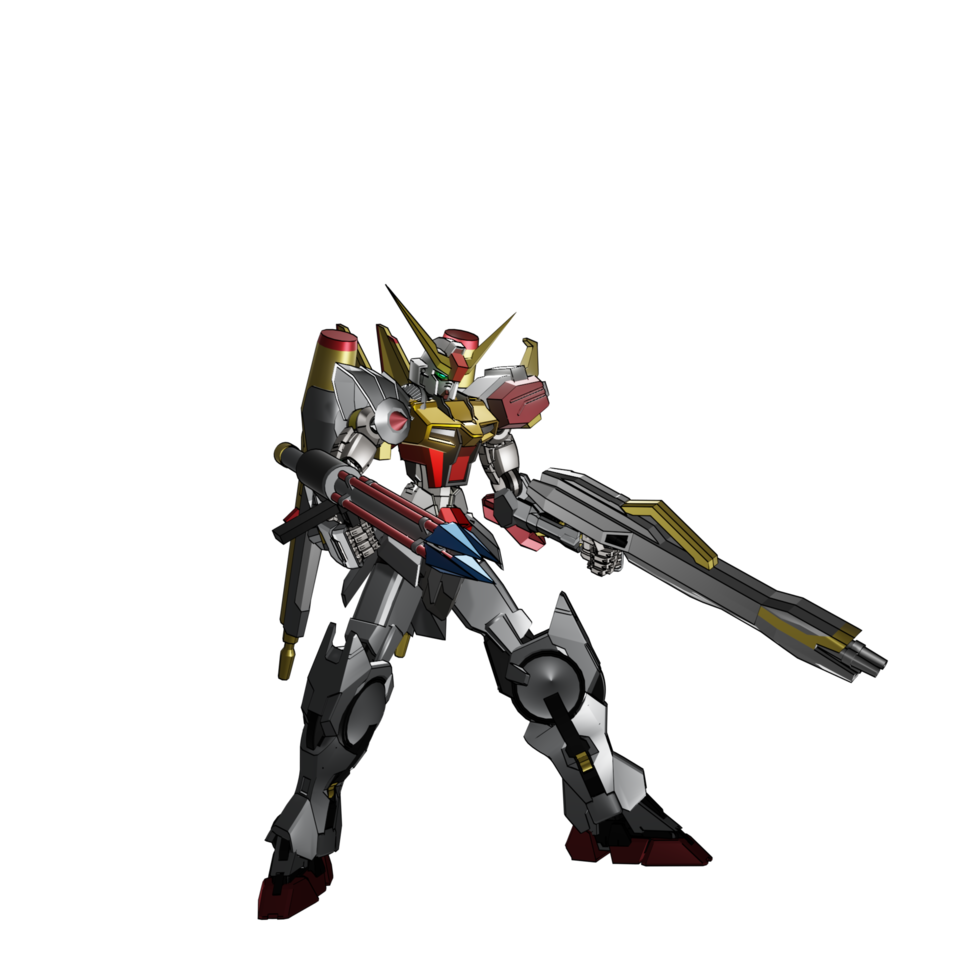 Mecha attack pose png