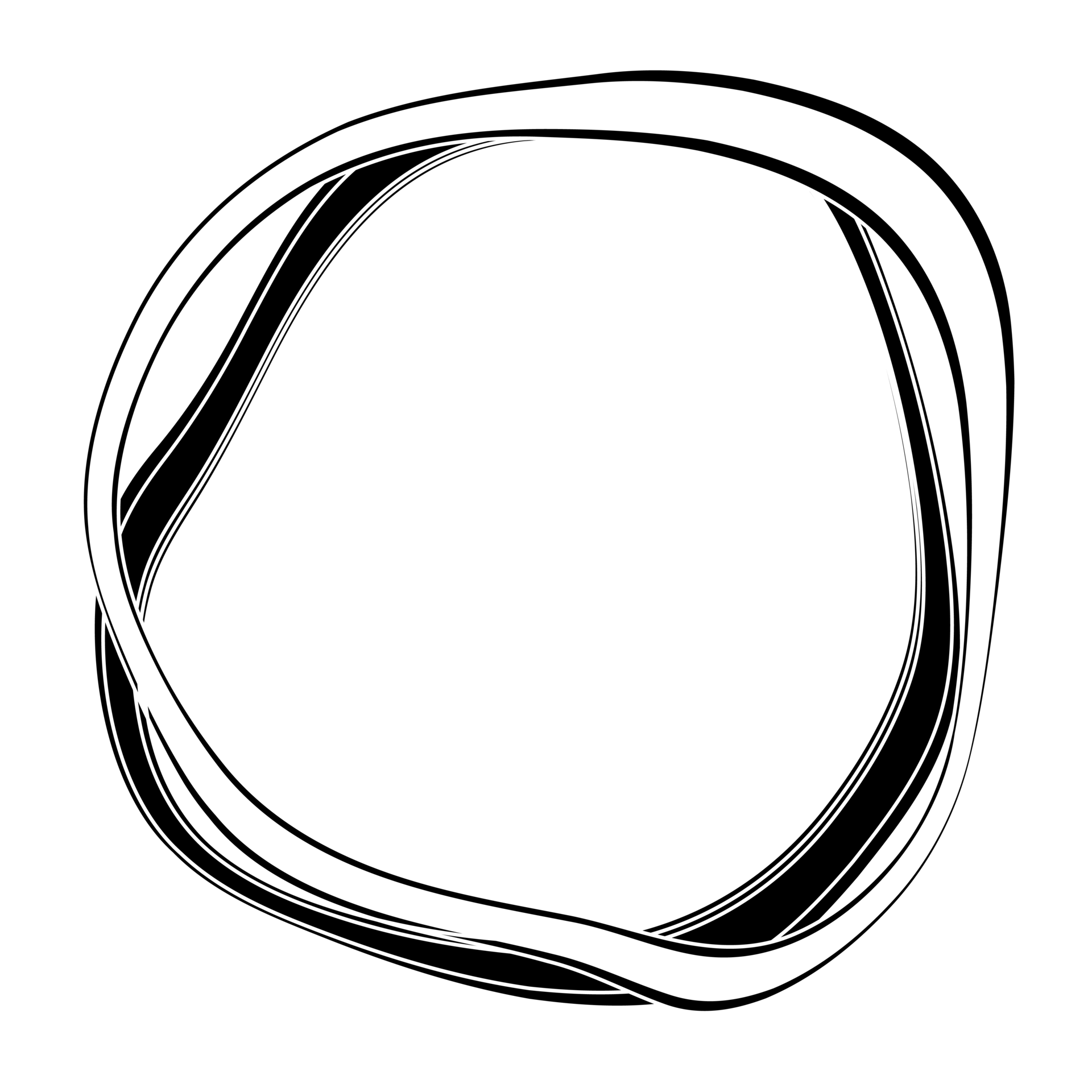 Abstract vibrant modern frames. Copy space for your text. PNG with